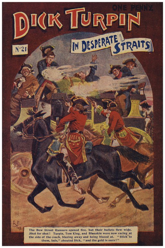 Dick Turpin (farve litho) af Robert Prowse Jnr