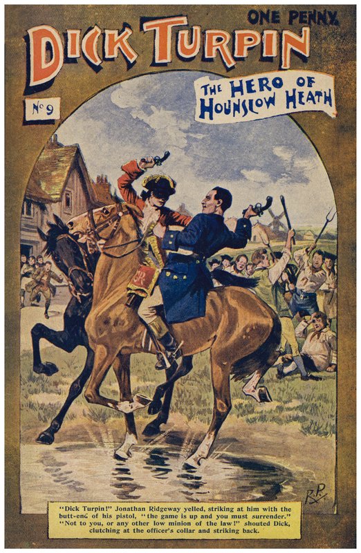 Dick Turpin (farve litho) af Robert Prowse Jnr