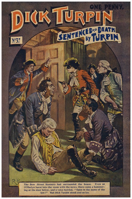Dick Turpin (farve litho) af Robert Prowse Jnr