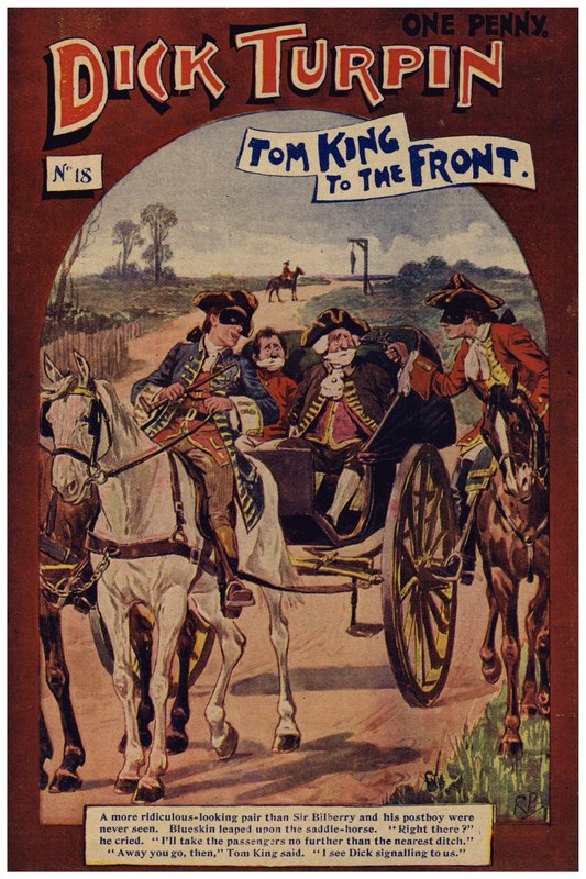 Dick Turpin (farve litho) af Robert Prowse Jnr