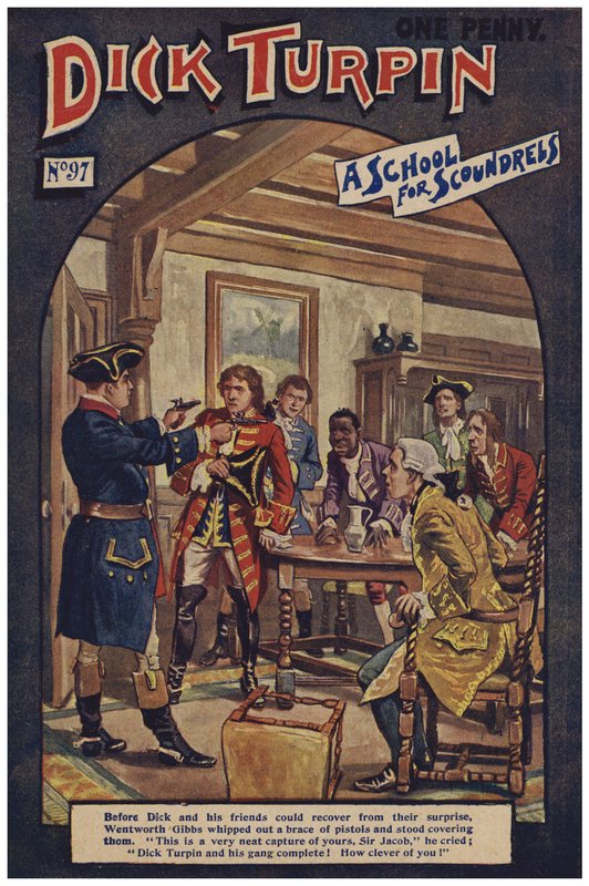 Dick Turpin (farve litho) af Robert Prowse Jnr