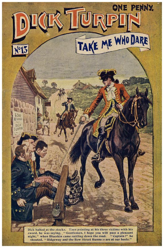 Dick Turpin (farve litho) af Robert Prowse Jnr