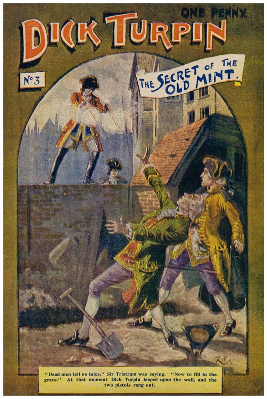 Dick Turpin (farve litho) af Robert Prowse Jnr