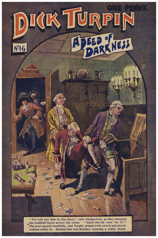 Dick Turpin (farve litho) af Robert Prowse Jnr