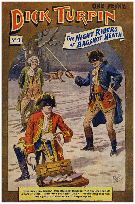 Dick Turpin (farve litho) af Robert Prowse Jnr