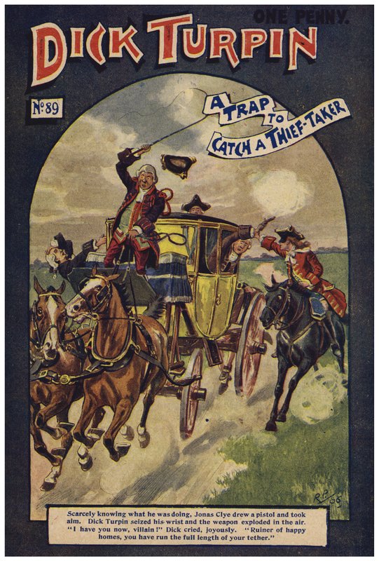 Dick Turpin (farve litho) af Robert Prowse Jnr