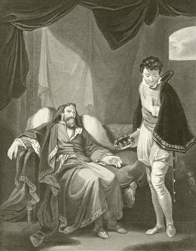 Henrik IV irettesætter prins Henrik af Robert Smirke