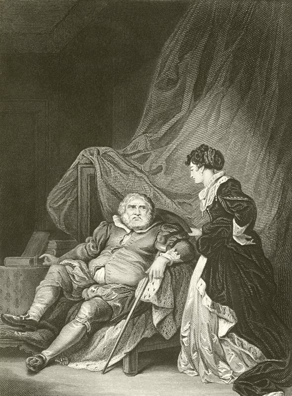 Henry VIII og Catherine Parr af Robert Smirke