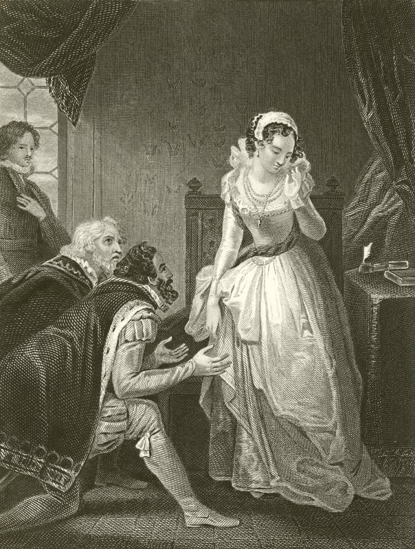 Lady Jane Gray afslår kronen af Robert Smirke