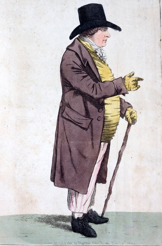 John Townsend, Bow Street Runner (farvet radering) af Robert the younger Dighton