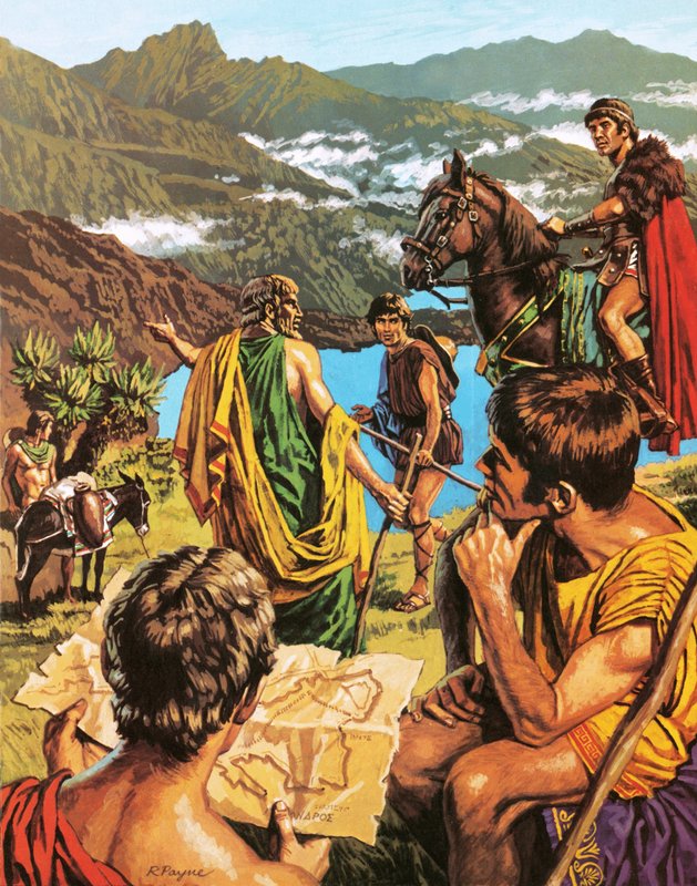 Diogenes, den græske opdagelsesrejsende, på rejse i Afrika af Roger Payne