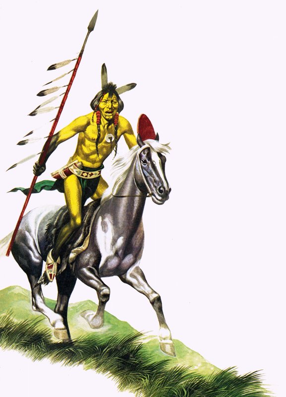 Cheyenne-kriger af Ron Embleton