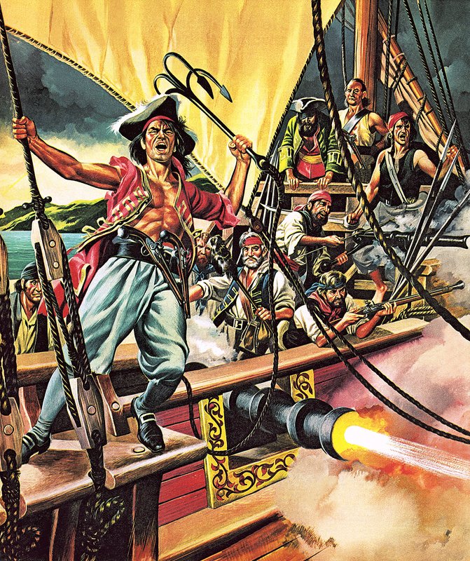 Mænd fra Jolly Roger af Ron Embleton