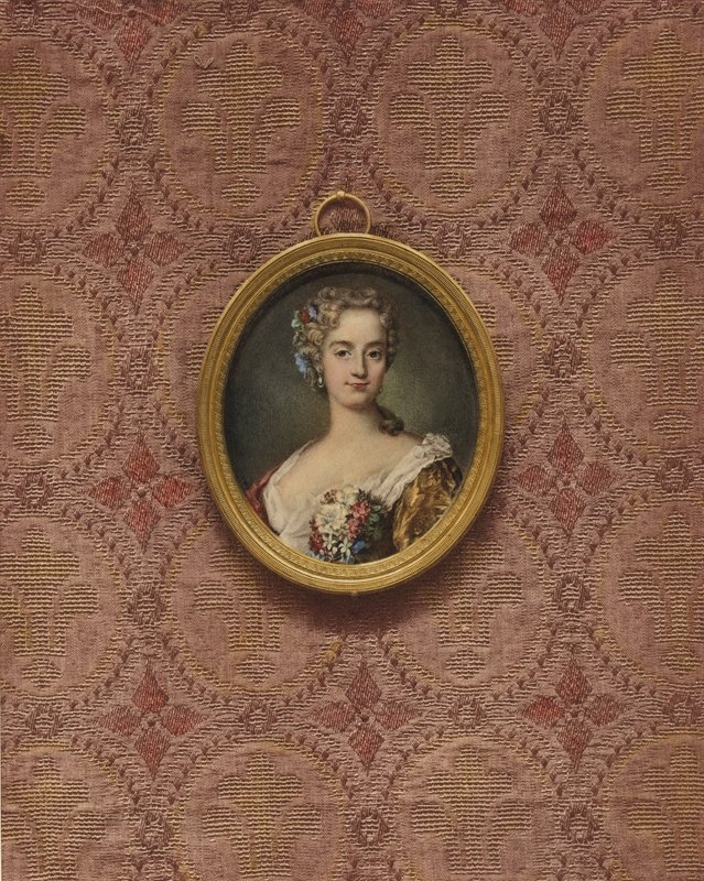 Portræt af en ukendt dame af Rosalba Giovanna Carriera