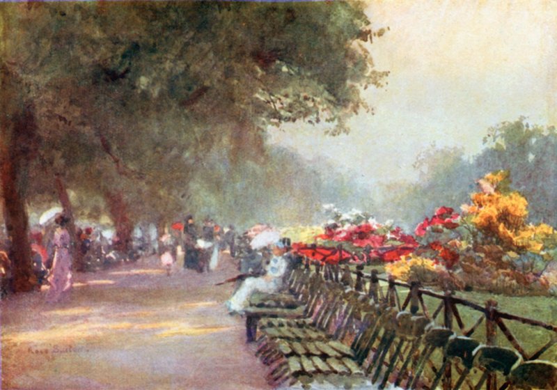Azaleaer i blomst, Rotten Row af Rose Maynard Barton