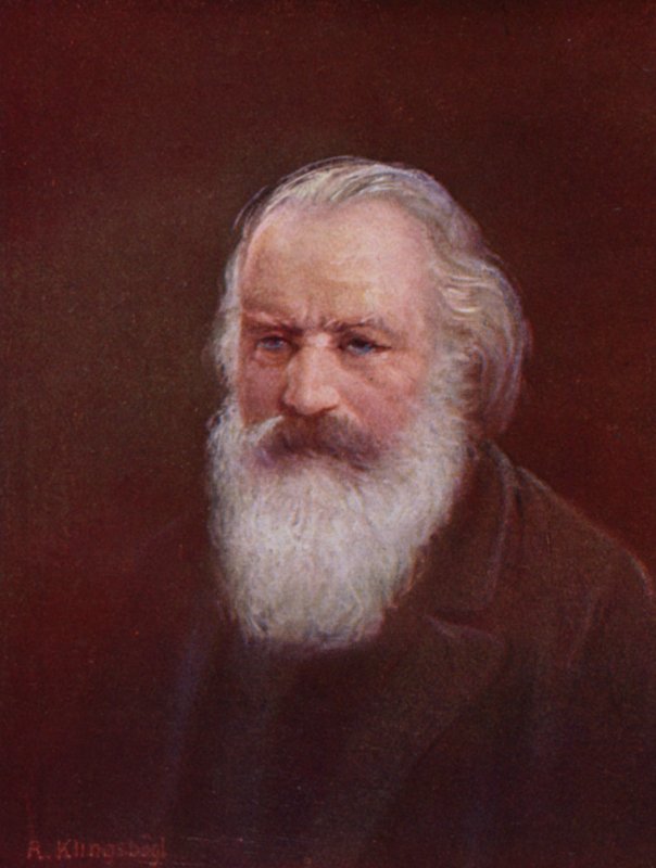 Brahms (farve litho) af Rudolf Klingsbogl