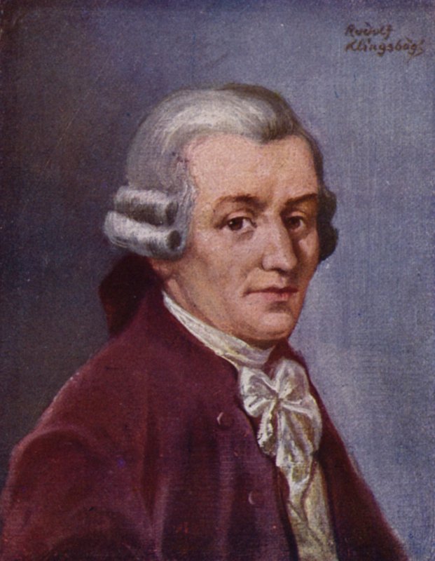 Haydn (farve litho) af Rudolf Klingsbogl