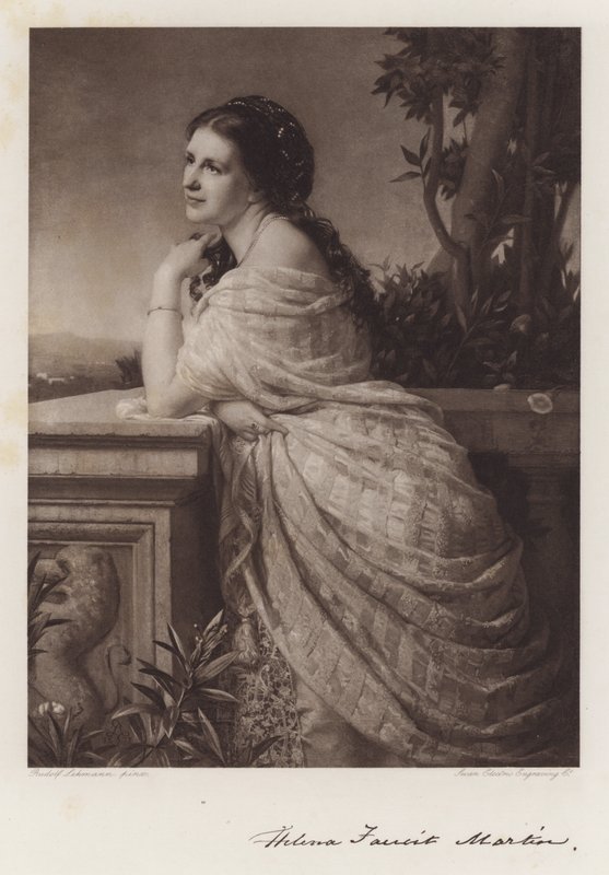 Helen Faucit, Lady Martin (litho) af Rudolf Lehmann
