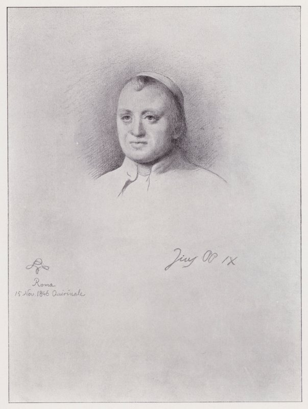 Pave Pius IX (litho) af Rudolf Lehmann