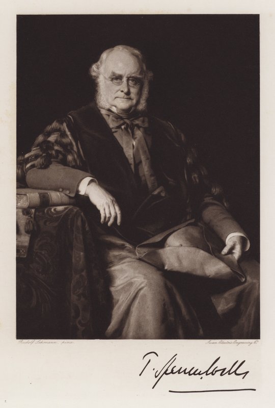 Sir Thomas Spencer Wells (litho) af Rudolf Lehmann
