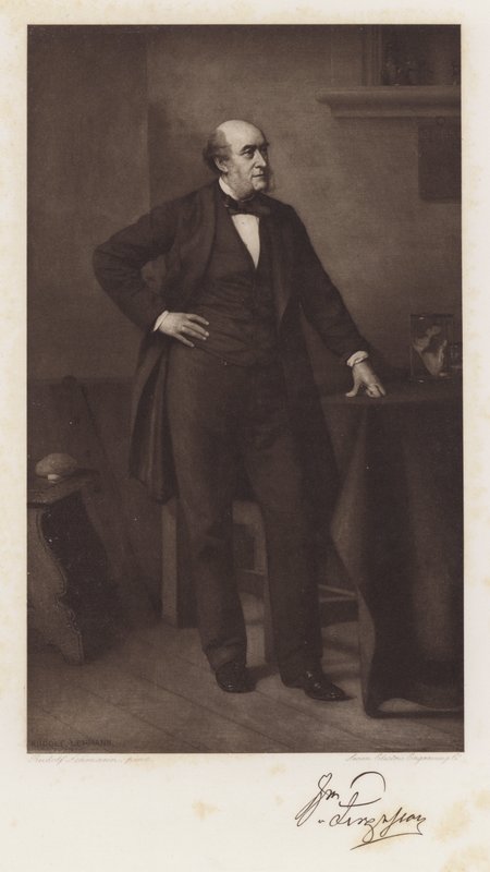 Sir William Fergusson (litho) af Rudolf Lehmann
