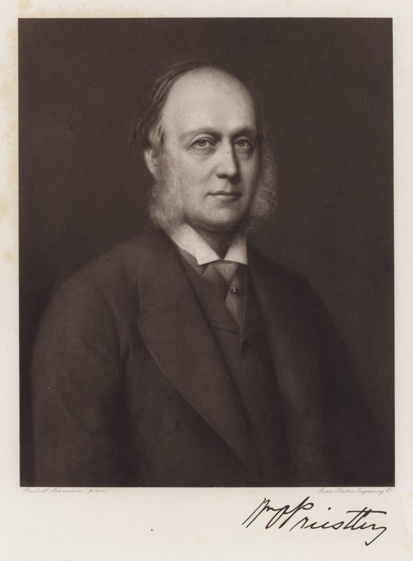 Sir William Priestley (litho) af Rudolf Lehmann
