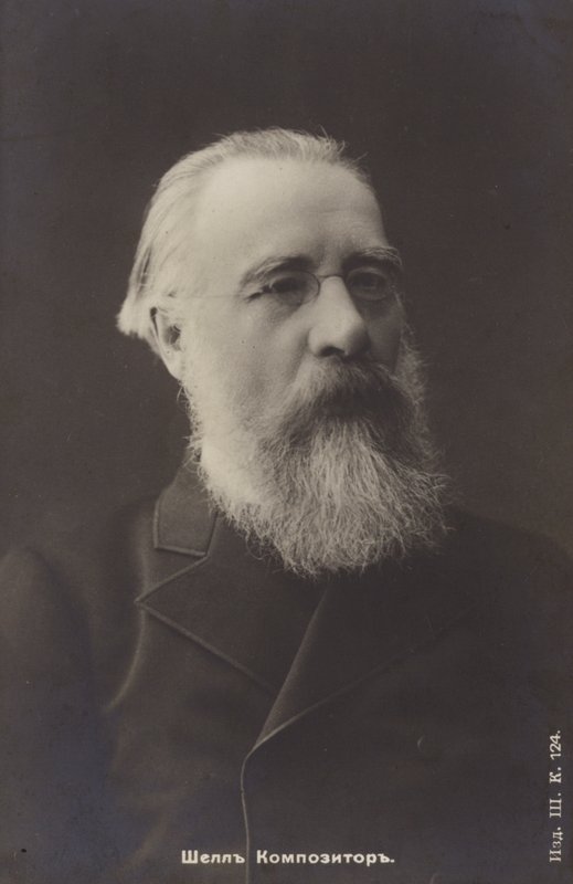Boris Fitinhof-Schell, russisk komponist, slutningen af det 19. århundrede af Russian Photographer
