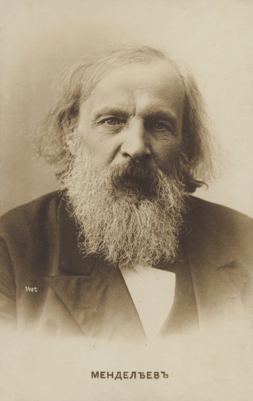 Dmitri Mendeleev, russisk kemiker, skaberen af det periodiske system af grundstoffer af Russian Photographer