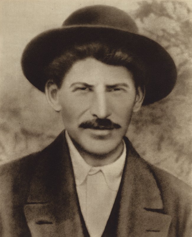 Joseph Stalin under sit eksil i Sibirien, 1915 af Russian Photographer
