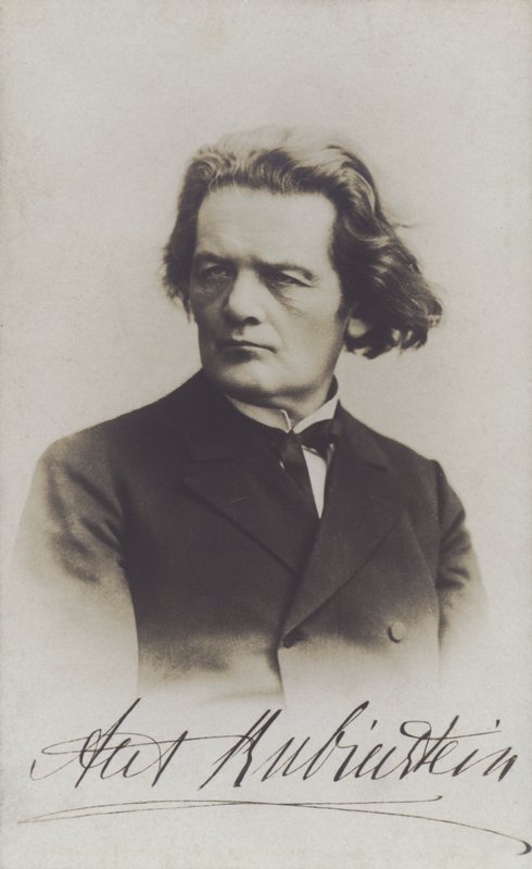 Anton Rubinstein, russisk komponist, dirigent og pianist (s/h foto) af Russian Photographer (after)