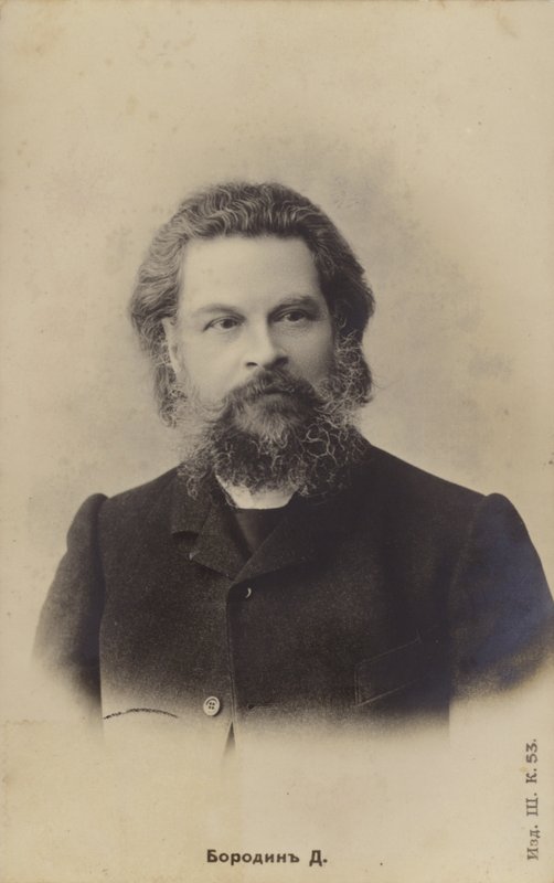 Alexander Porfiryevich Borodin, russisk komponist (1833-1887) af Russian Photographer