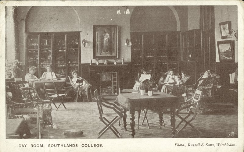 Dagværelse, Southlands College, Roehampton, London (s/h-billede) af Russian Photographer