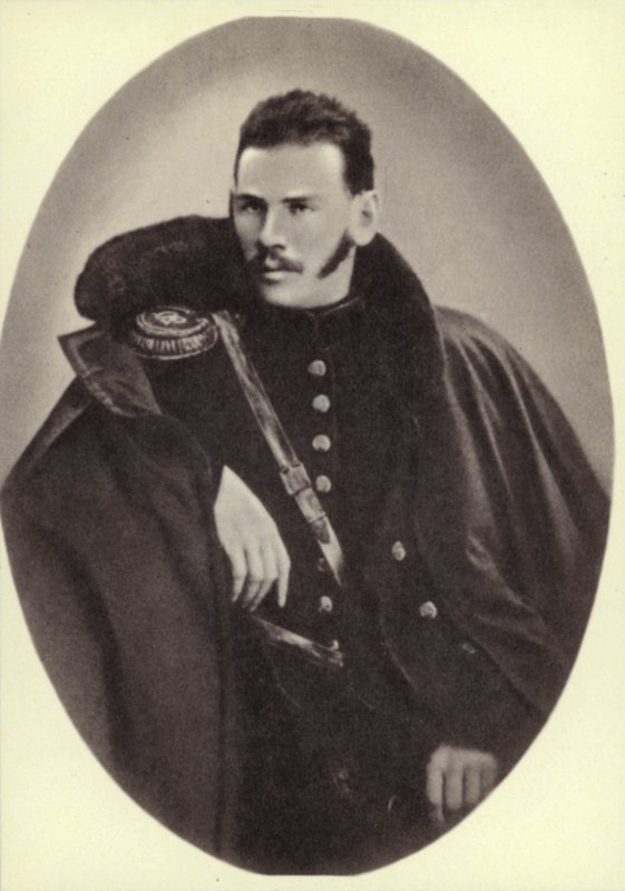 L N Tolstoj af Russian Photographer