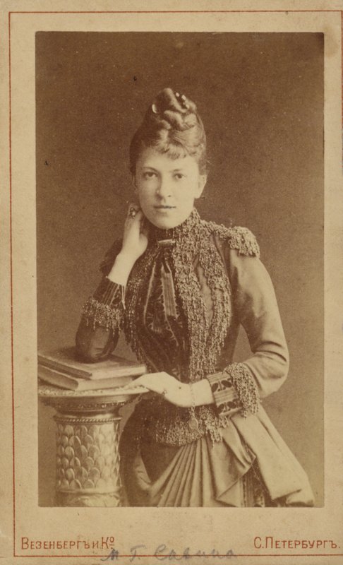Maria Savina, russisk skuespillerinde af Russian Photographer