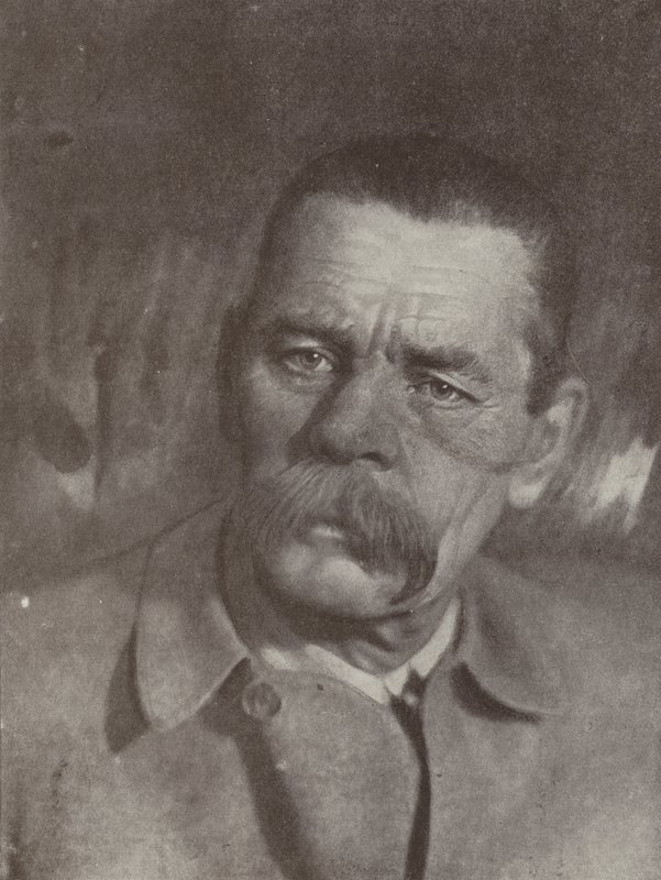 Maxim Gorky, russisk forfatter af Russian Photographer