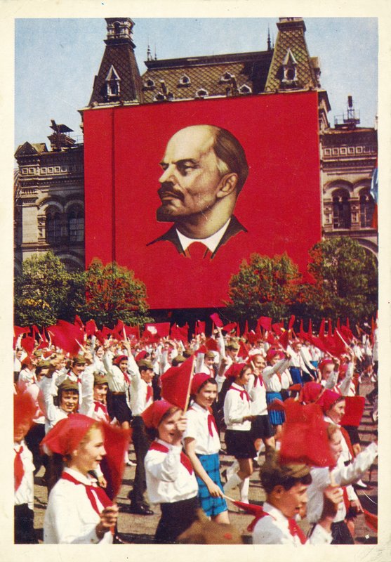 1. maj parade på Den Røde Plads, Moskva af Russian Photographer