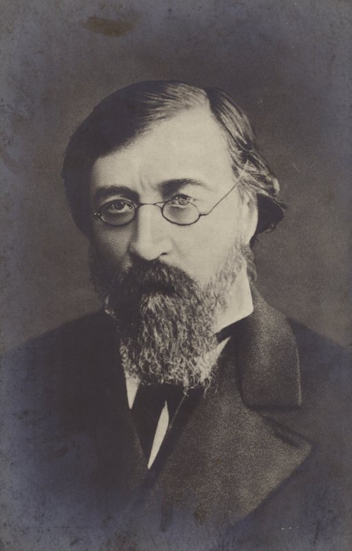 Nikolay Chernyshevsky (1828-1889), russisk filosof, socialist og revolutionær demokrat, slutningen af det 19. århundrede (s/h foto) af Russian Photographer