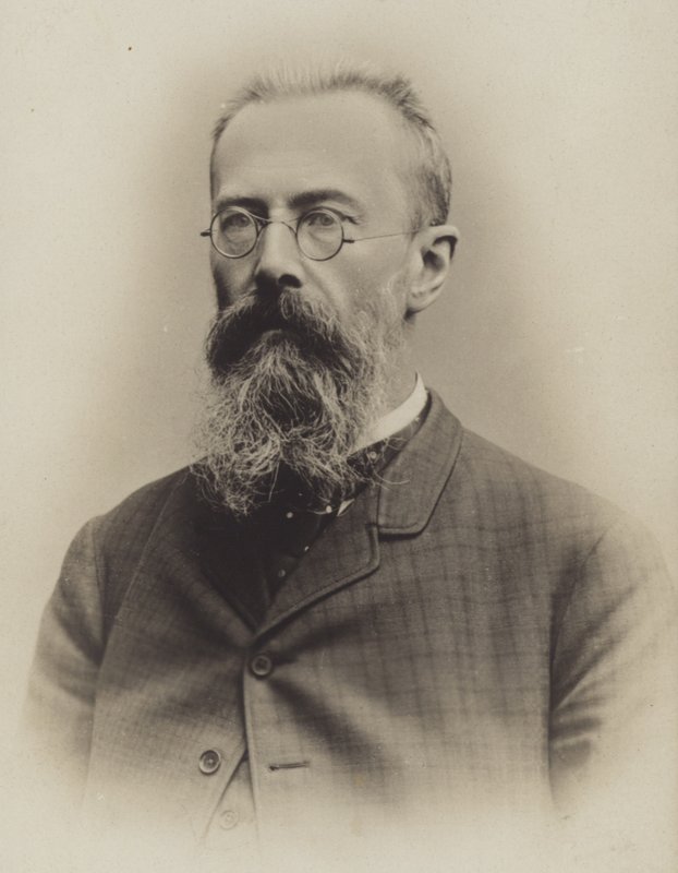 Portræt af Nikolai Rimsky-Korsakov af Russian Photographer