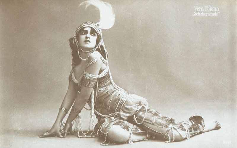 Vera Fokina i Scheherazade af Russian Photographer