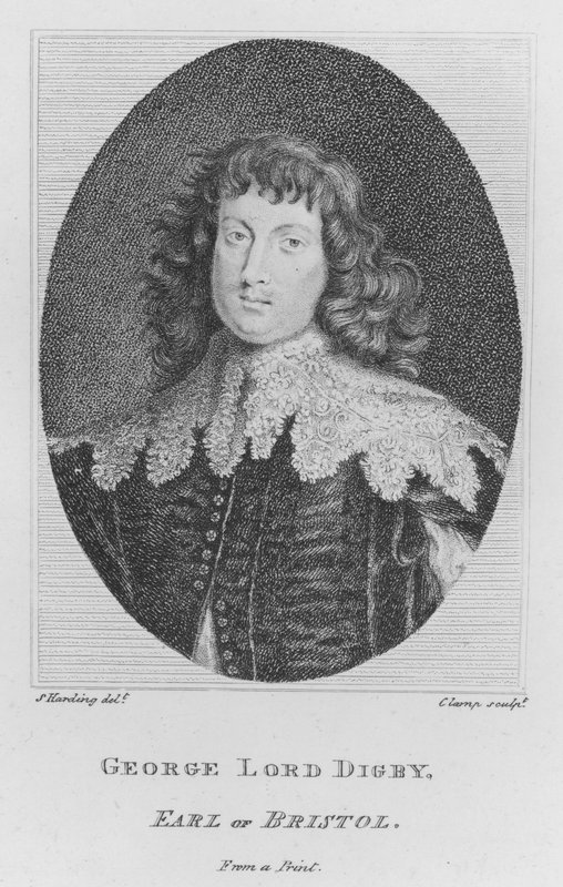 George Lord Digby, jarl af Bristol (gravering) af S. (after) Harding