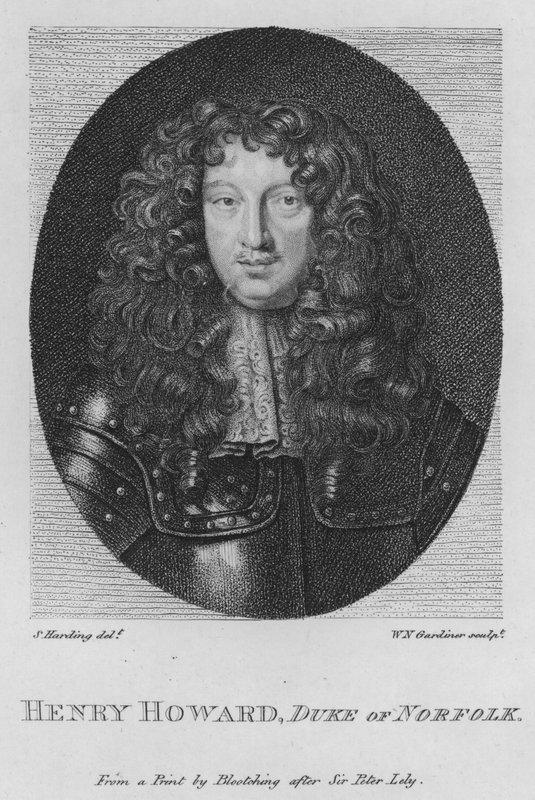 Henry Howard, hertug af Norfolk (gravering) af S. (after) Harding