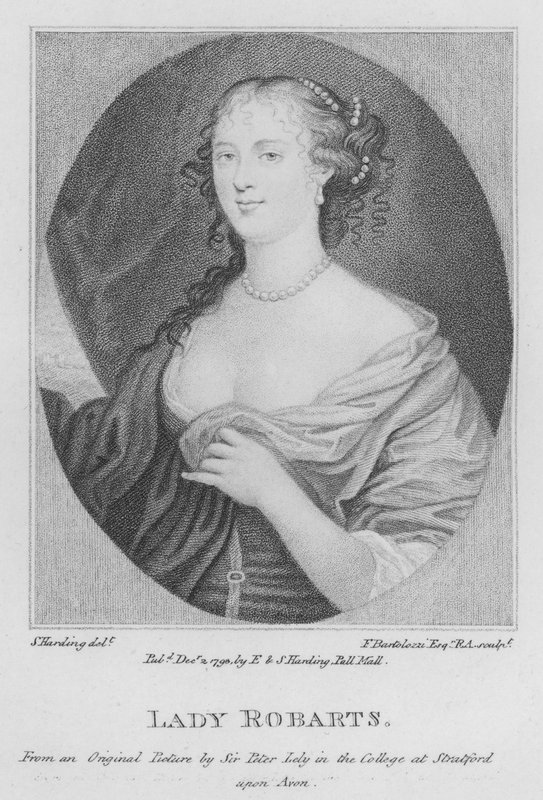 Lady Robarts (gravering) af S. (after) Harding