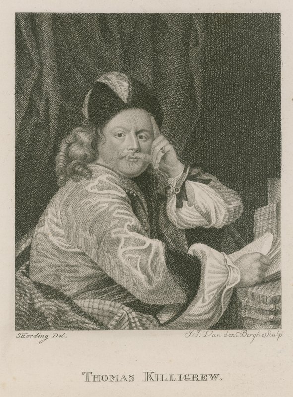 Thomas Killigrew, dramatiker og teaterchef af S. Harding