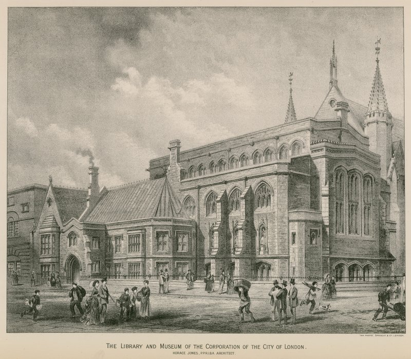 Biblioteket og museet for Corporation of the City of London; Guildhall af S. Rosenthal