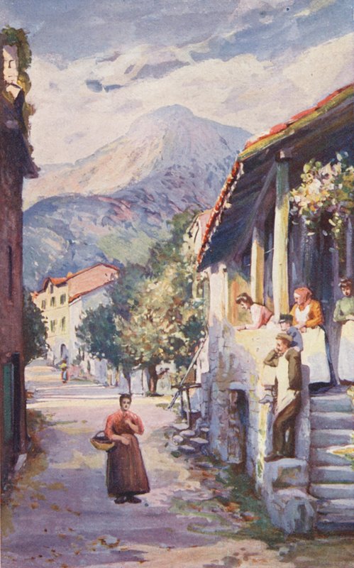 Tamargue fra La Souche (farvelitografi) af Sabine Baring Gould