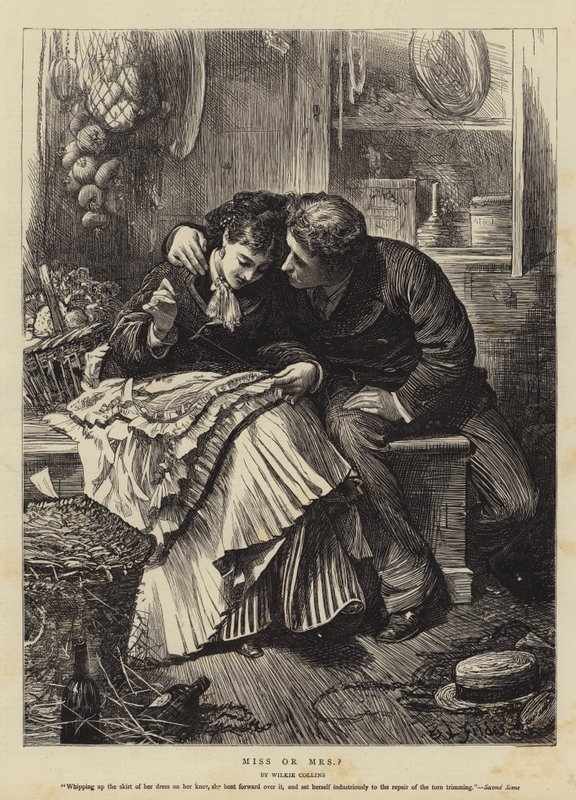 frøken eller fru af Samuel Luke Fildes