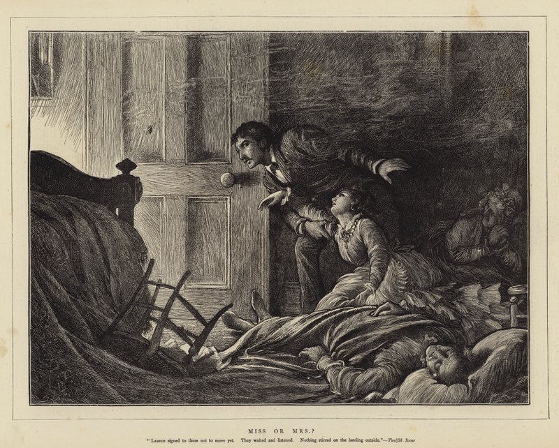 frøken eller fru af Samuel Luke Fildes