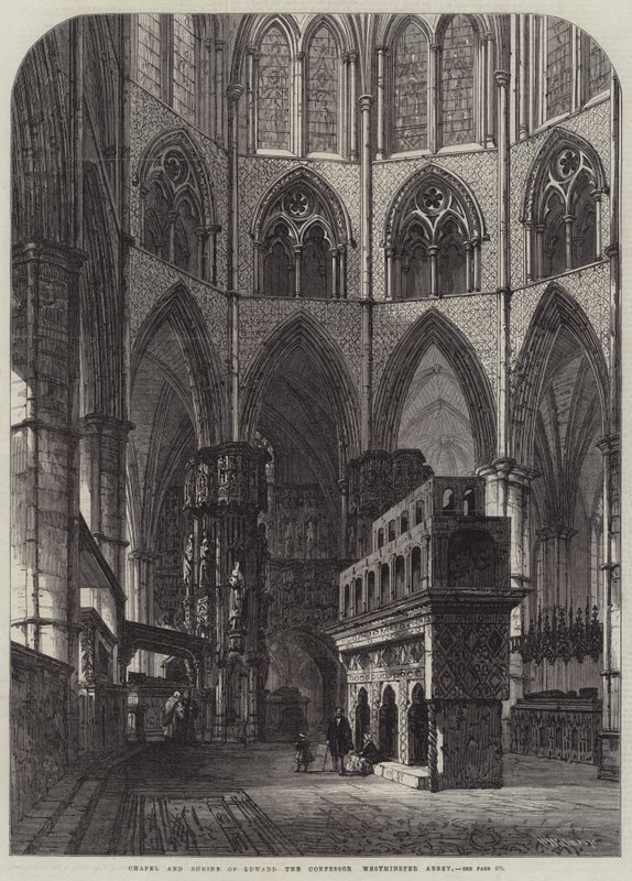 Kapel og helligdom for Edward Confessor, Westminster Abbey af Samuel Read