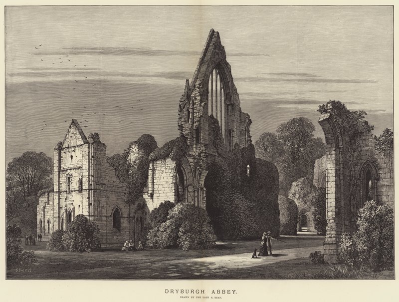Dryburgh Abbey af Samuel Read