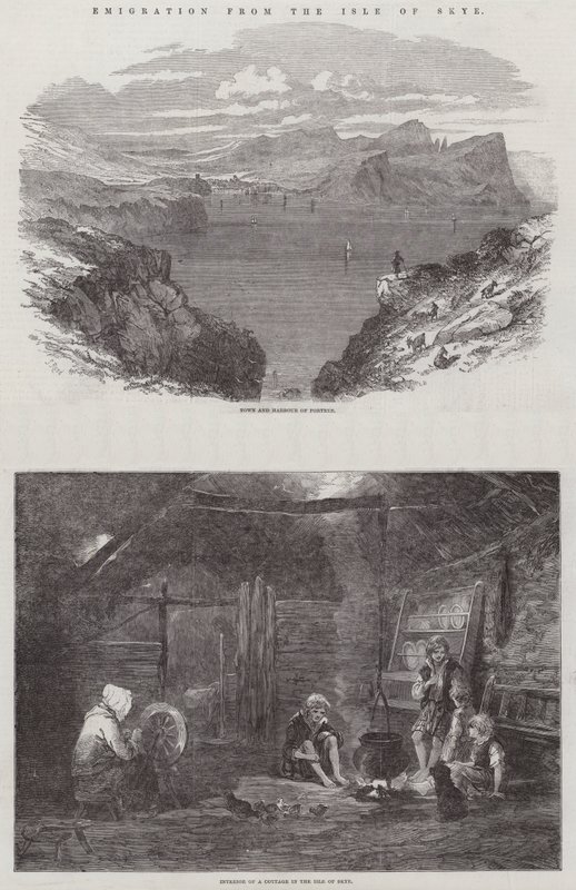 Emigration fra Isle of Skye af Samuel Read
